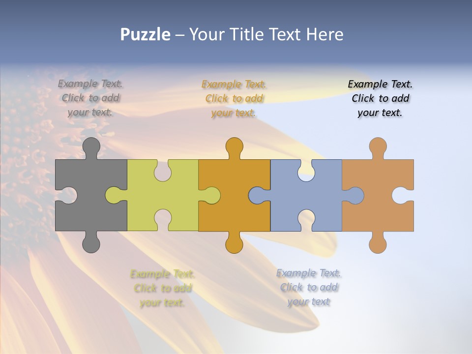 Garden Macro Flora PowerPoint Template