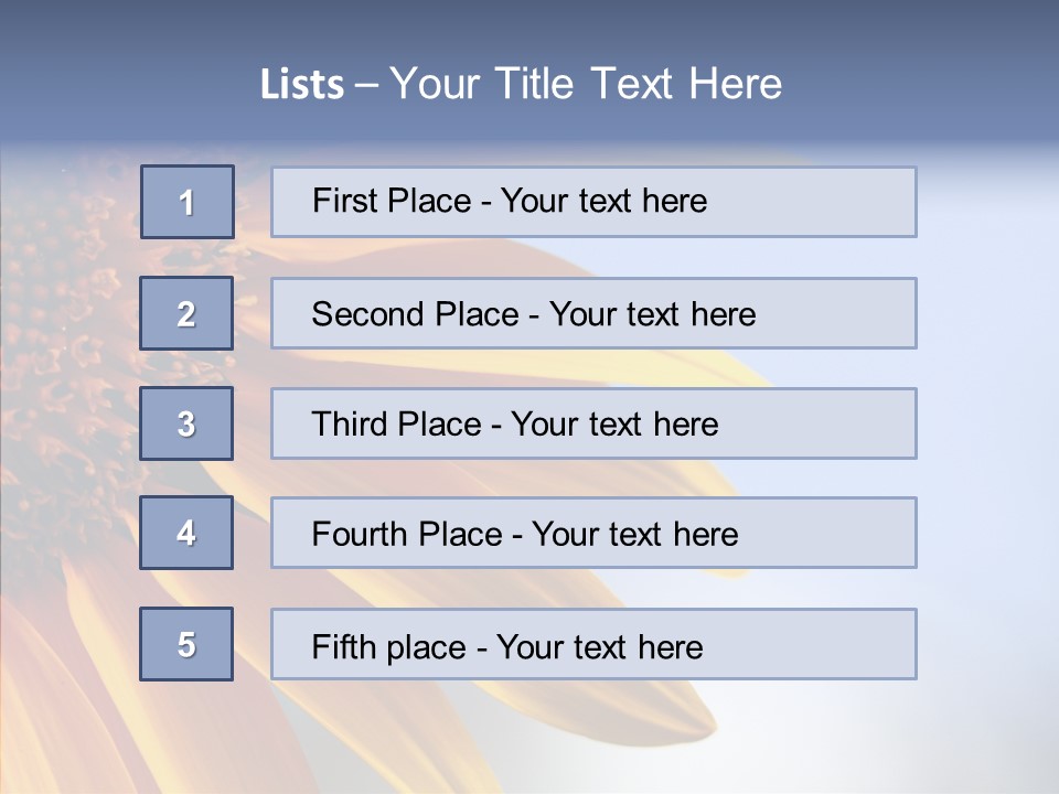 Garden Macro Flora PowerPoint Template