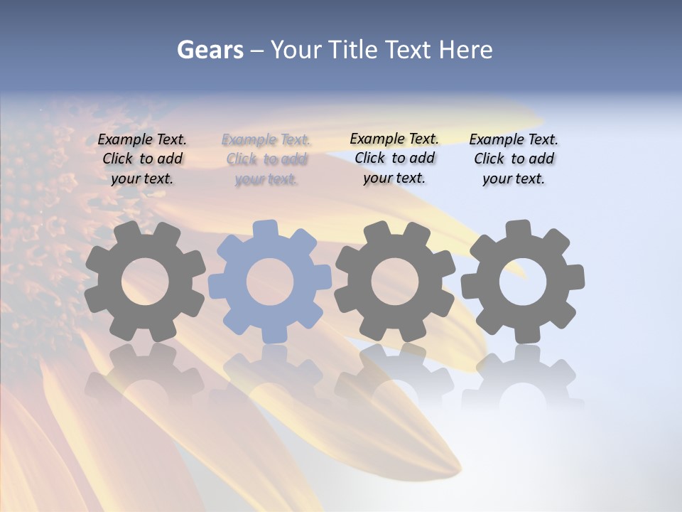 Garden Macro Flora PowerPoint Template