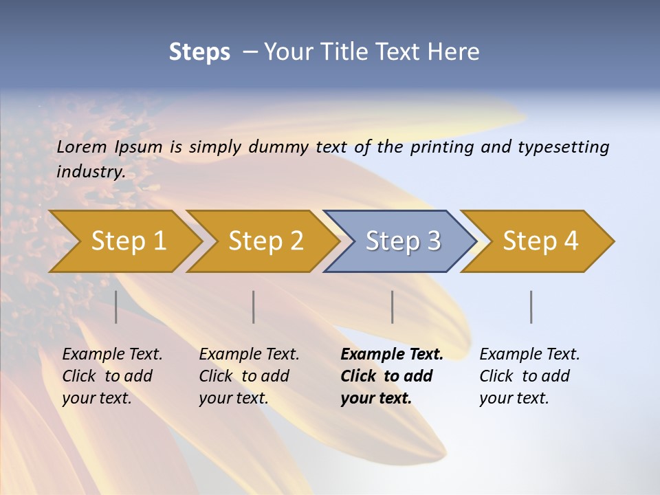 Garden Macro Flora PowerPoint Template