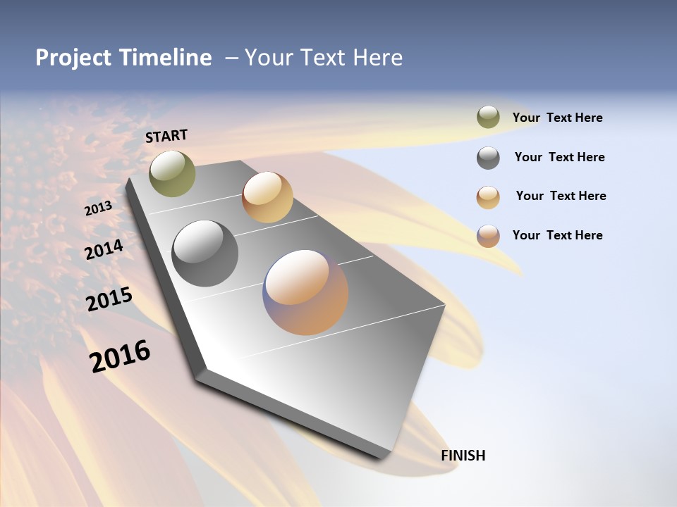 Garden Macro Flora PowerPoint Template