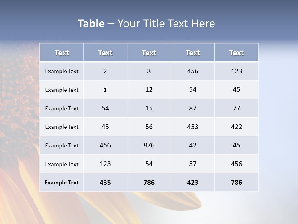 Garden Macro Flora PowerPoint Template