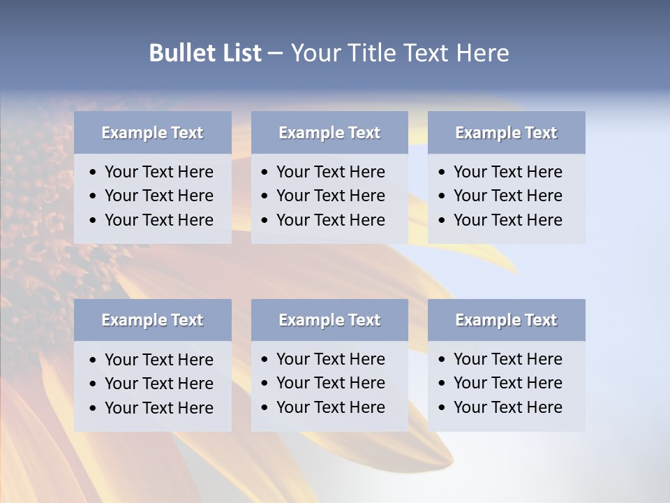 Garden Macro Flora PowerPoint Template