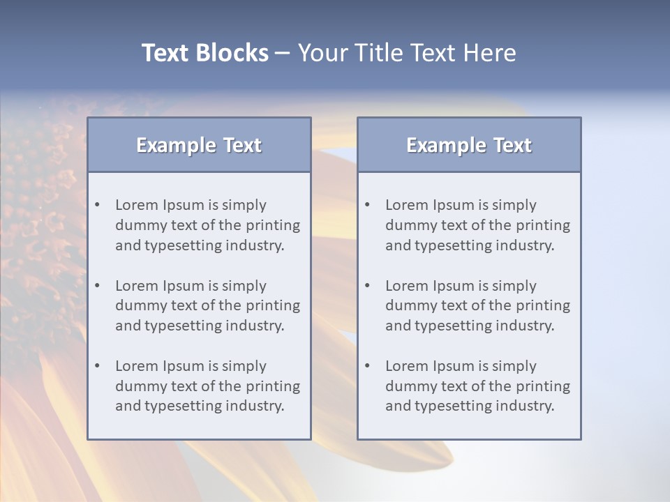 Garden Macro Flora PowerPoint Template