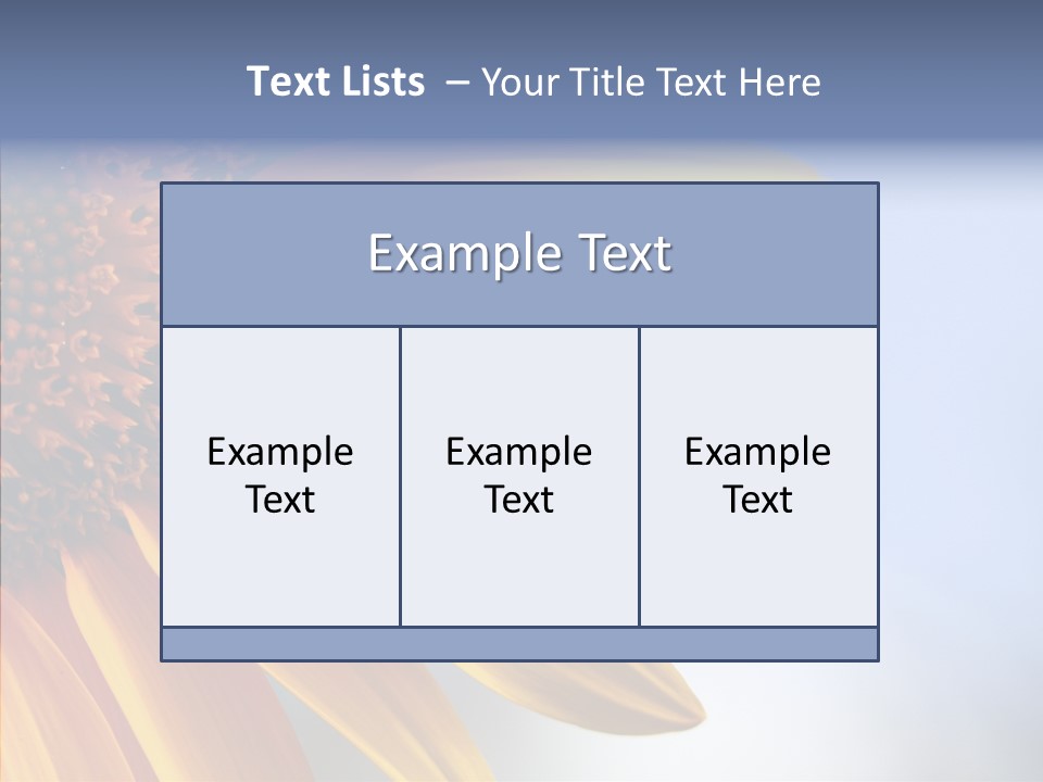 Garden Macro Flora PowerPoint Template