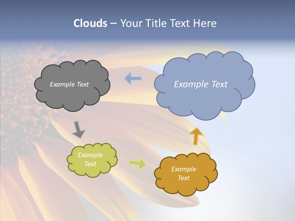 Garden Macro Flora PowerPoint Template