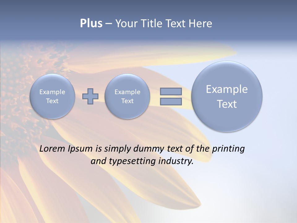 Garden Macro Flora PowerPoint Template