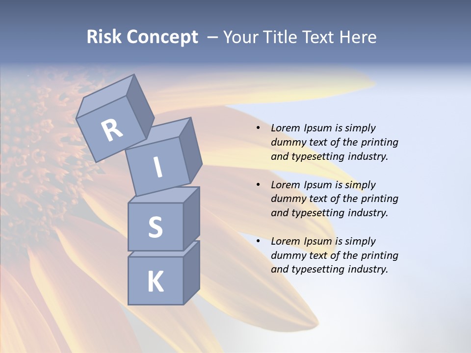 Garden Macro Flora PowerPoint Template
