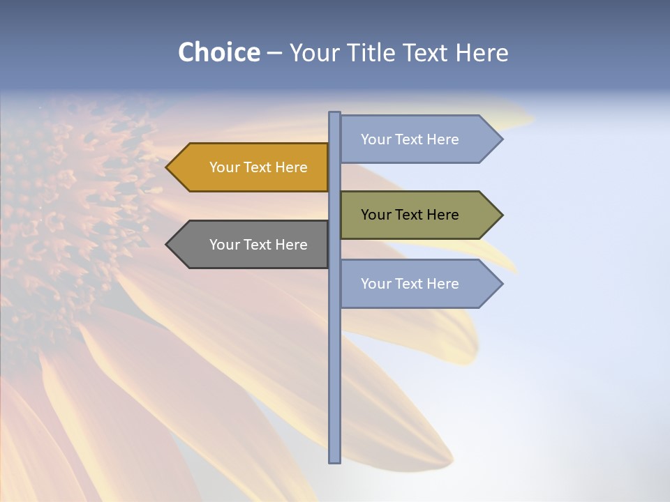 Garden Macro Flora PowerPoint Template