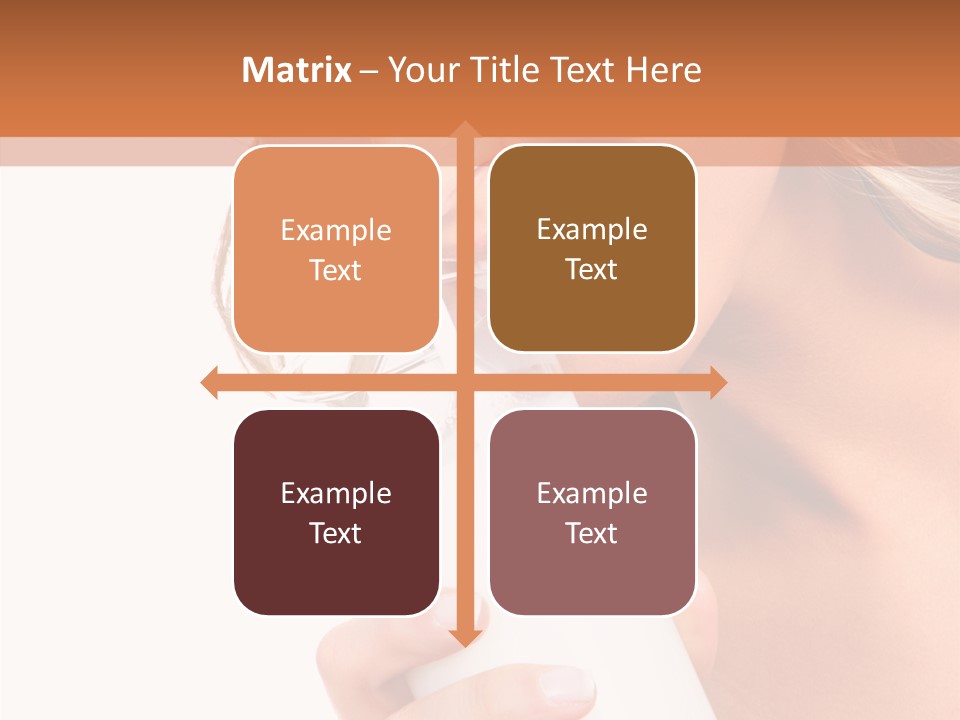 Portrait Healthcare Lady PowerPoint Template