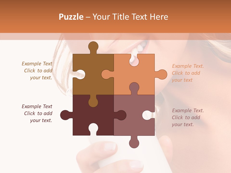 Portrait Healthcare Lady PowerPoint Template