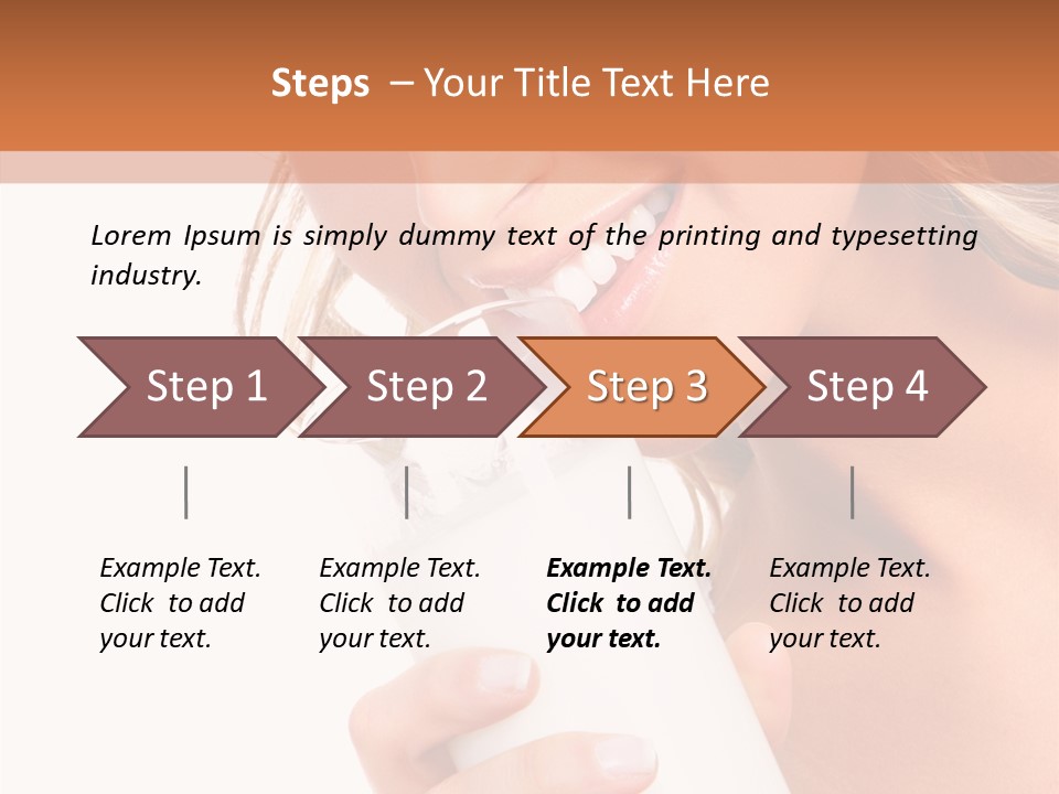 Portrait Healthcare Lady PowerPoint Template