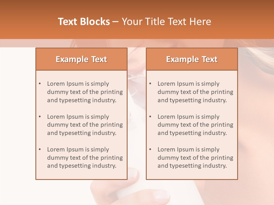 Portrait Healthcare Lady PowerPoint Template