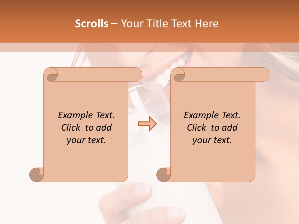 Portrait Healthcare Lady PowerPoint Template
