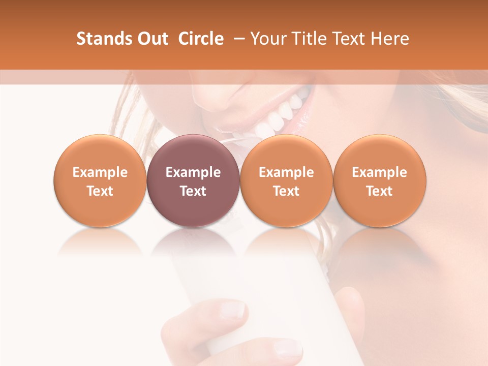 Portrait Healthcare Lady PowerPoint Template