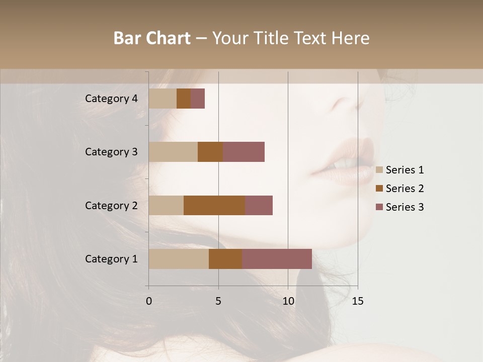 Woman Vanity Pose PowerPoint Template