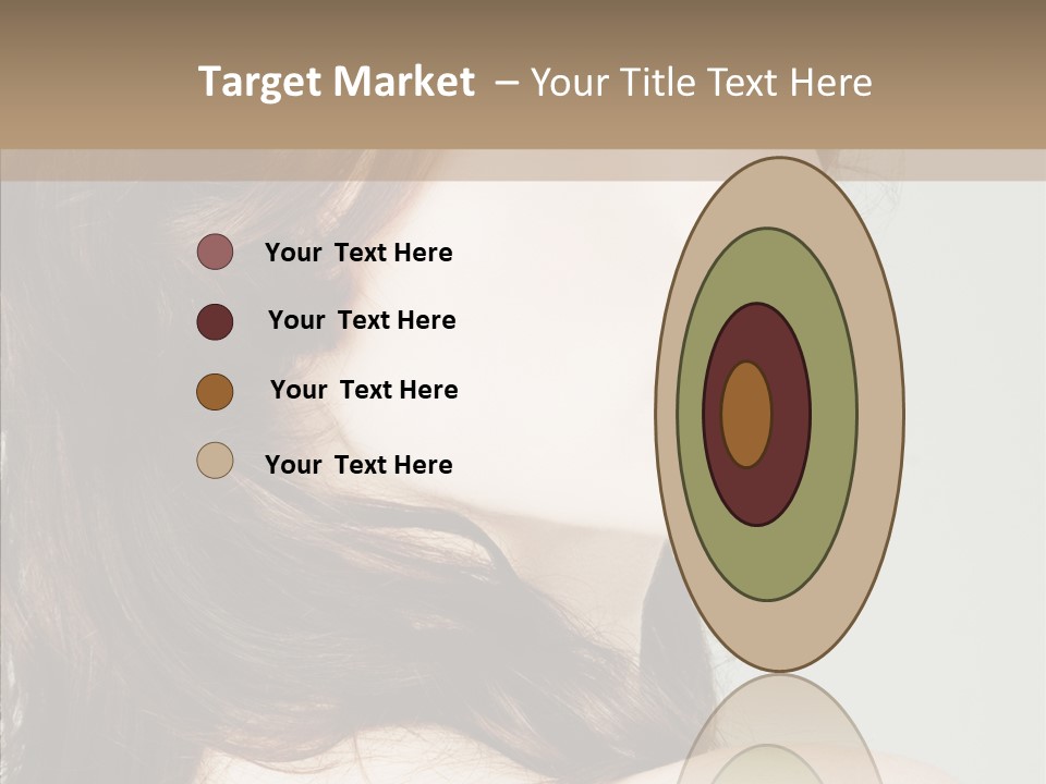 Woman Vanity Pose PowerPoint Template