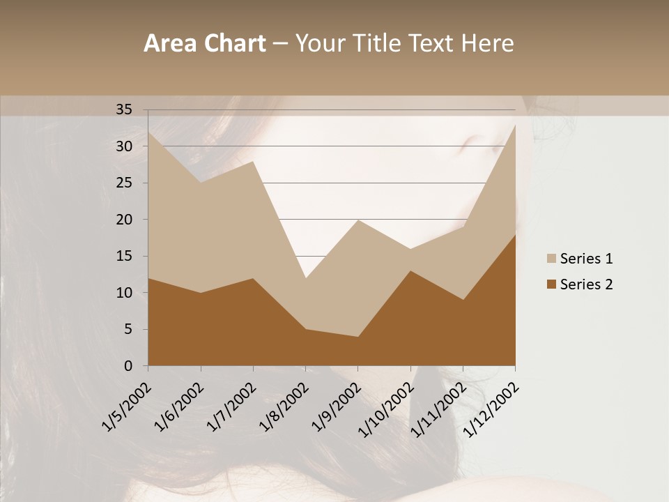 Woman Vanity Pose PowerPoint Template