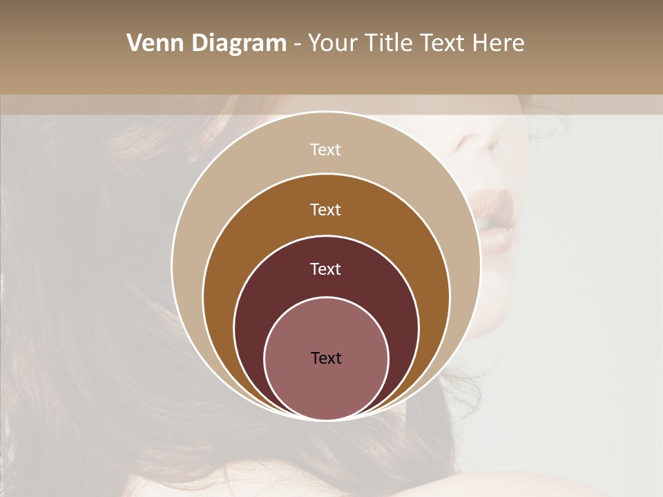 Woman Vanity Pose PowerPoint Template