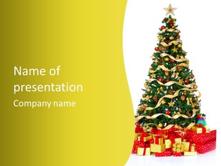 Holiday Party Toys PowerPoint Template