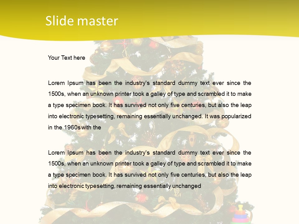 Holiday Party Toys PowerPoint Template