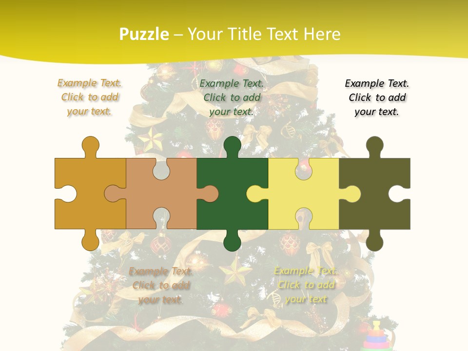 Holiday Party Toys PowerPoint Template