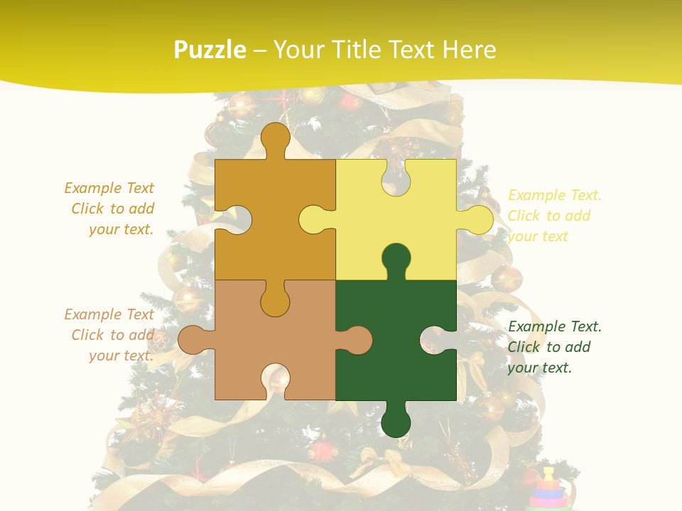 Holiday Party Toys PowerPoint Template