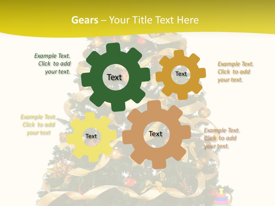 Holiday Party Toys PowerPoint Template