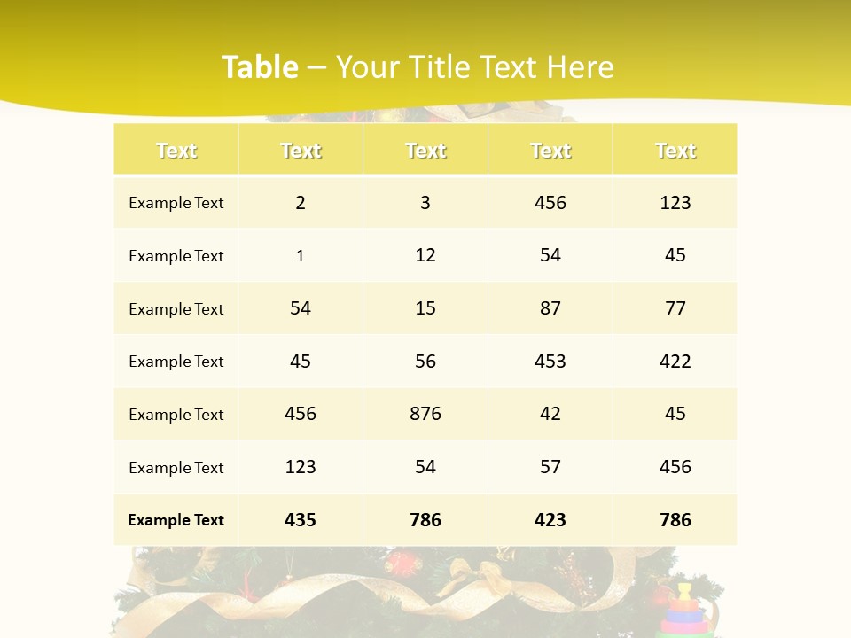 Holiday Party Toys PowerPoint Template