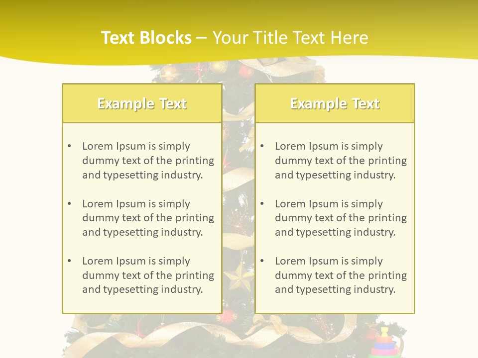 Holiday Party Toys PowerPoint Template