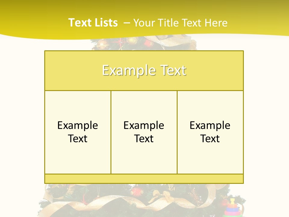 Holiday Party Toys PowerPoint Template