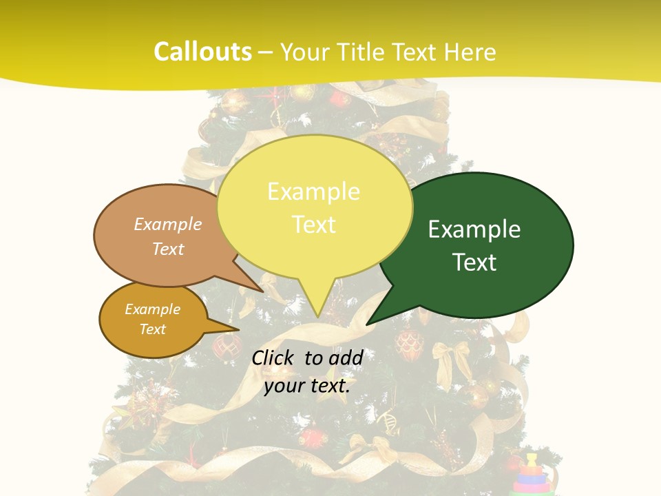 Holiday Party Toys PowerPoint Template