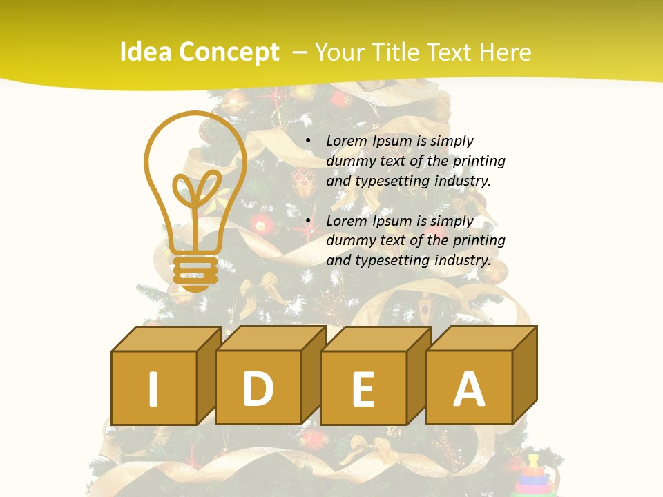 Holiday Party Toys PowerPoint Template