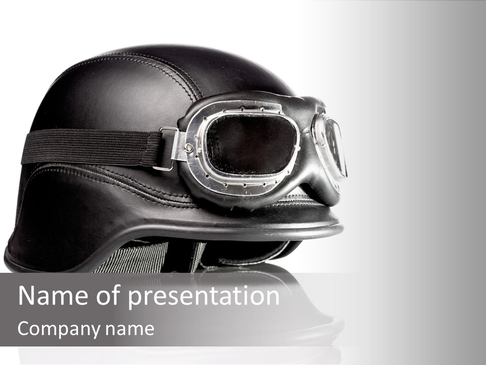 Ride Road Pilot PowerPoint Template