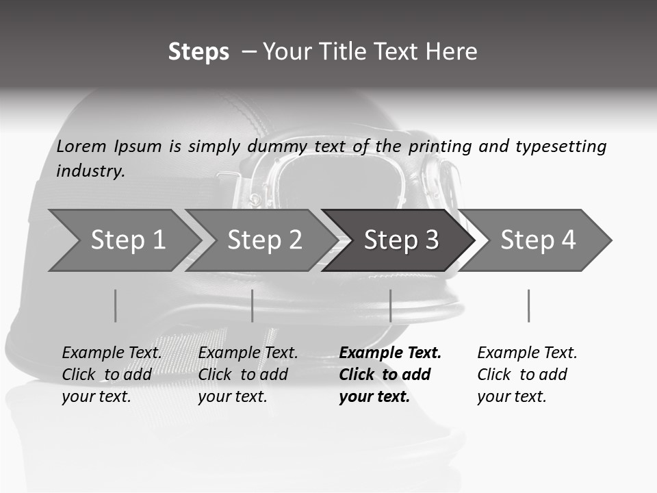 Ride Road Pilot PowerPoint Template