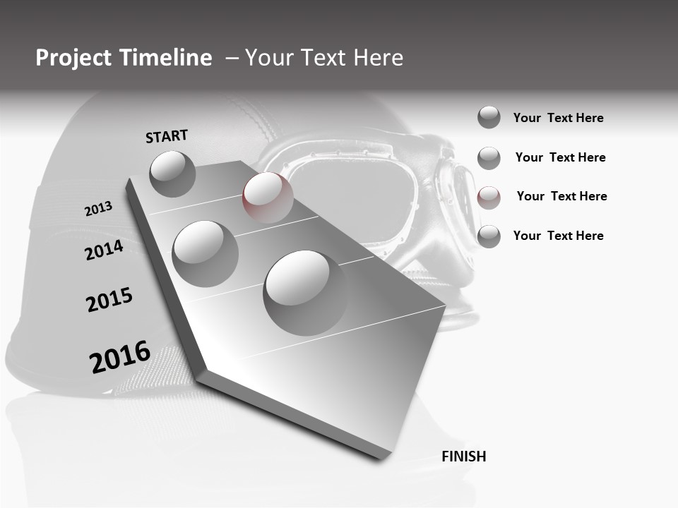Ride Road Pilot PowerPoint Template
