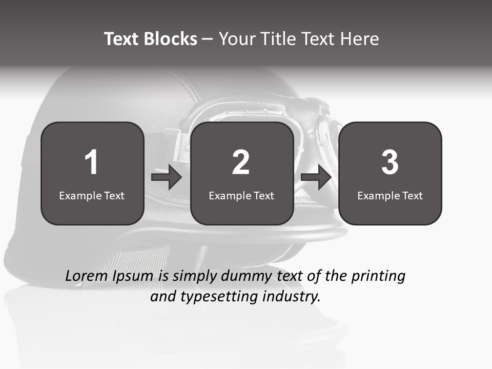 Ride Road Pilot PowerPoint Template