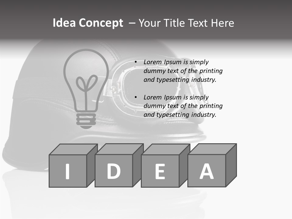 Ride Road Pilot PowerPoint Template