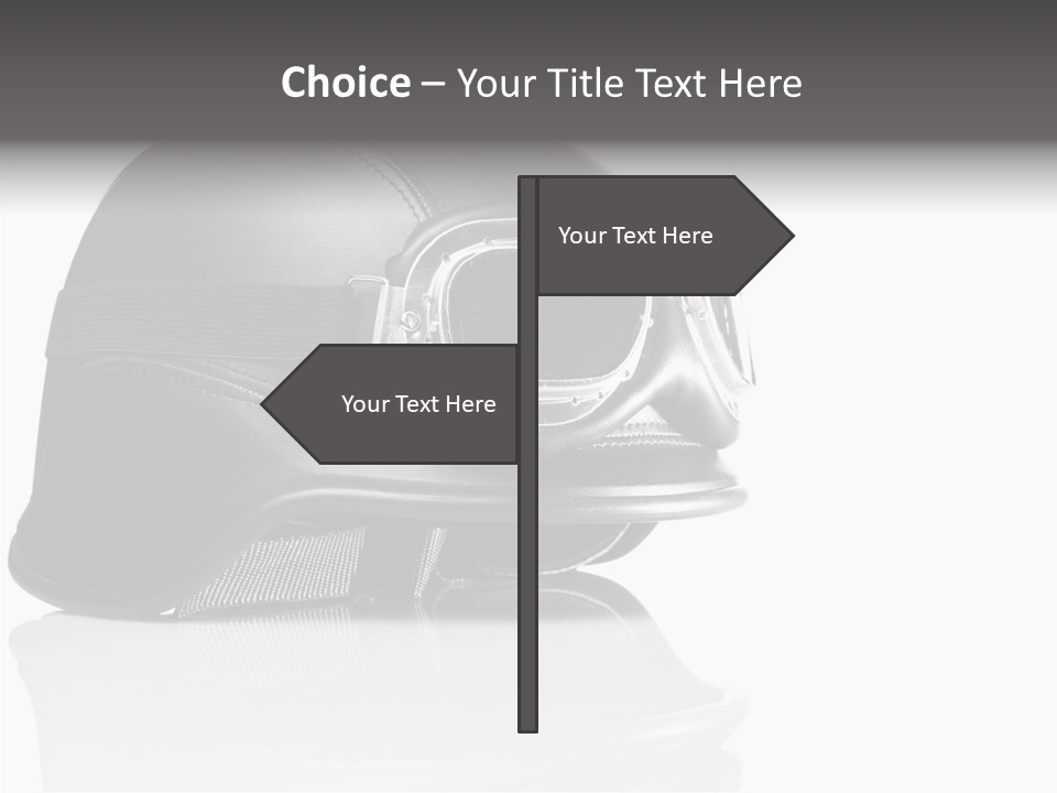 Ride Road Pilot PowerPoint Template