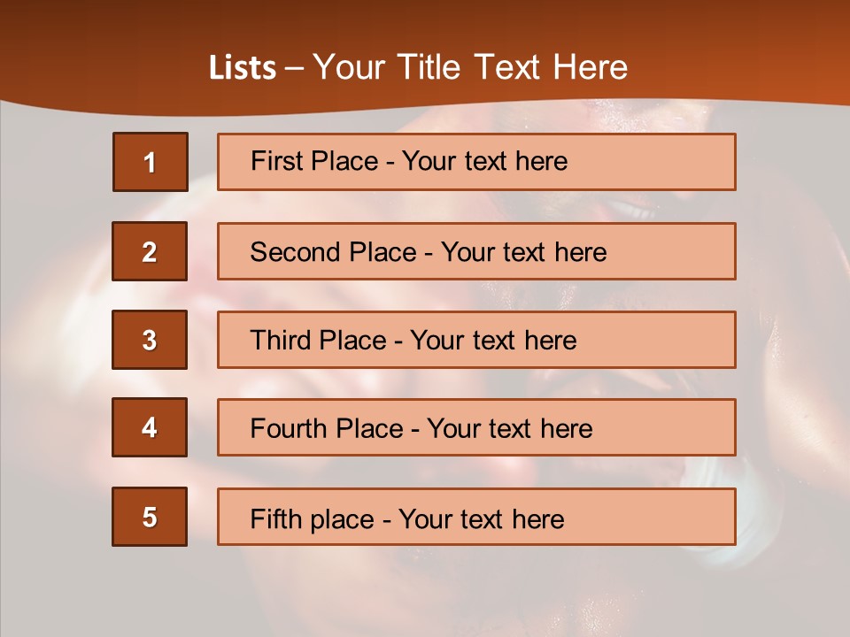 Body Y Caucasian PowerPoint Template