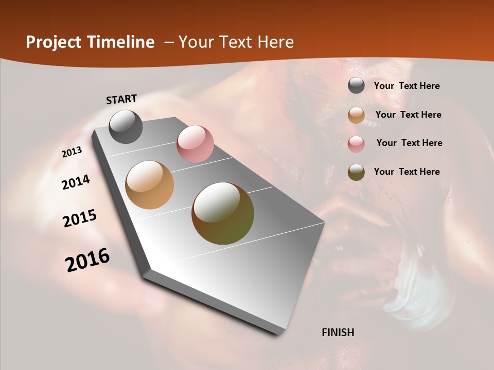 Body Y Caucasian PowerPoint Template