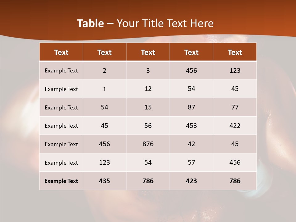 Body Y Caucasian PowerPoint Template