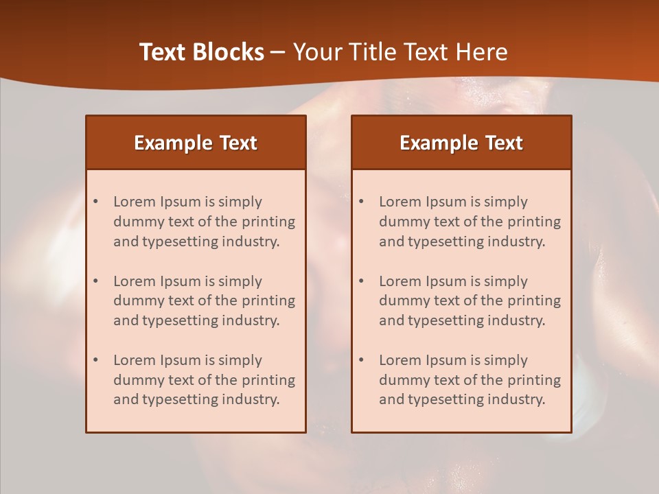 Body Y Caucasian PowerPoint Template