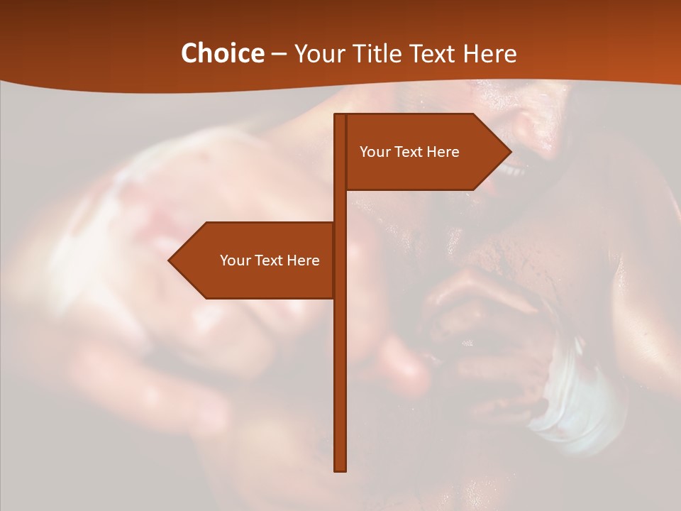 Body Y Caucasian PowerPoint Template