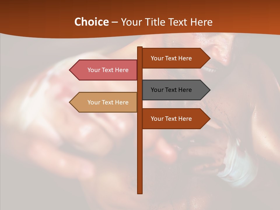 Body Y Caucasian PowerPoint Template