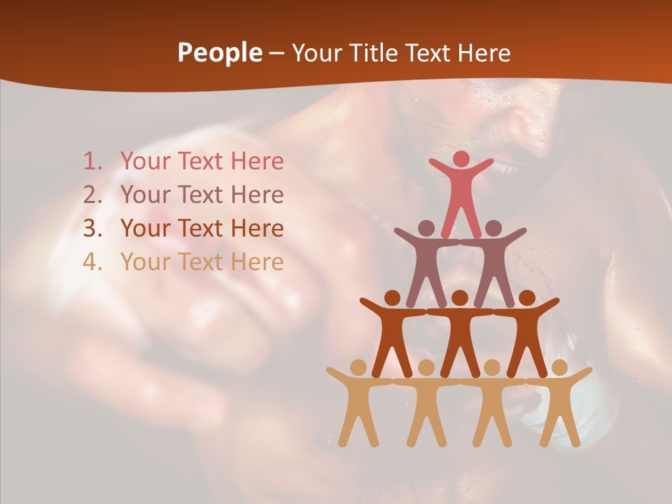 Body Y Caucasian PowerPoint Template