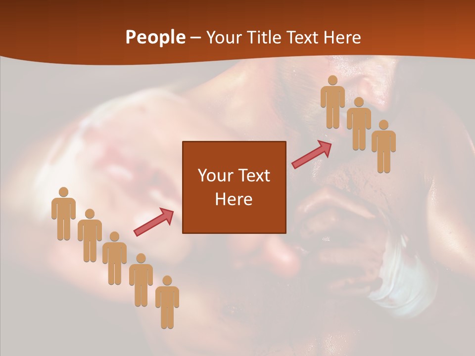 Body Y Caucasian PowerPoint Template