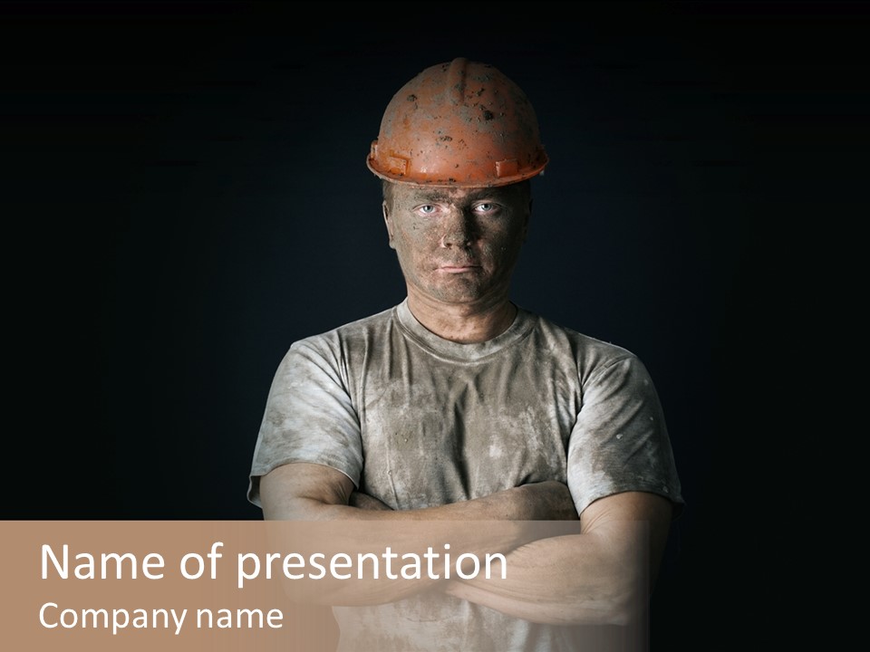 Dust Laborer Dirty PowerPoint Template