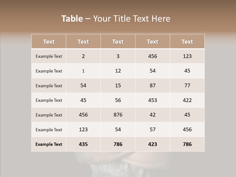 Dust Laborer Dirty PowerPoint Template