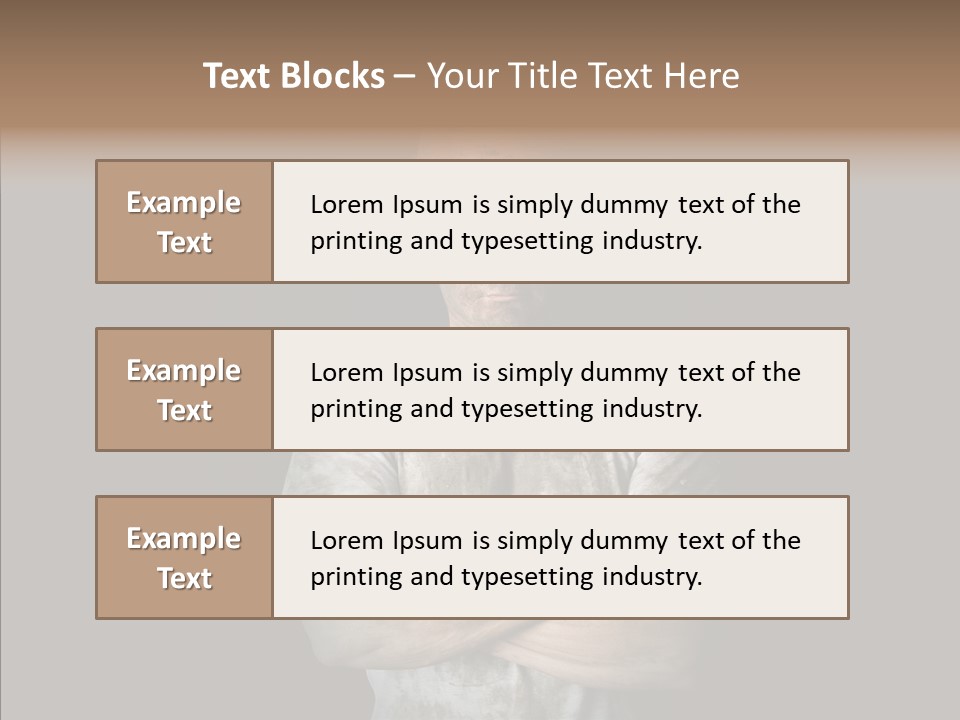Dust Laborer Dirty PowerPoint Template